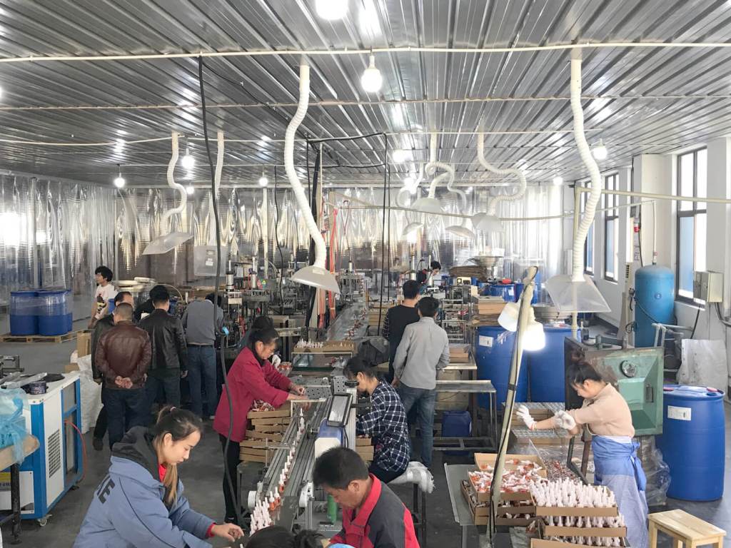 Liquid filling department