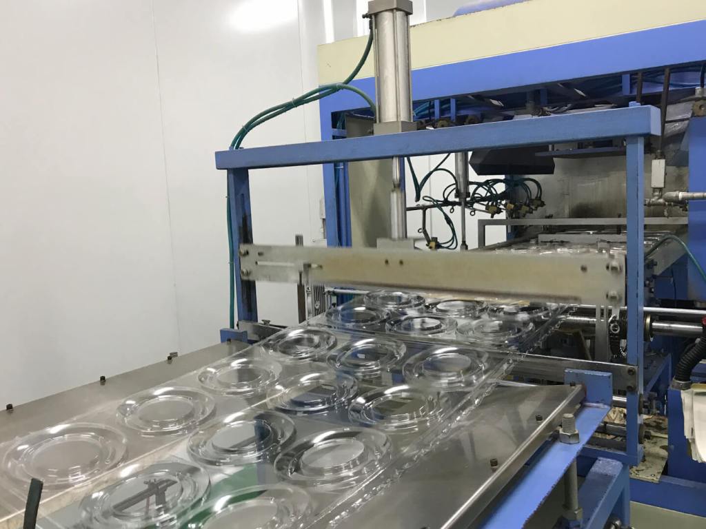 PET blister thermoforming