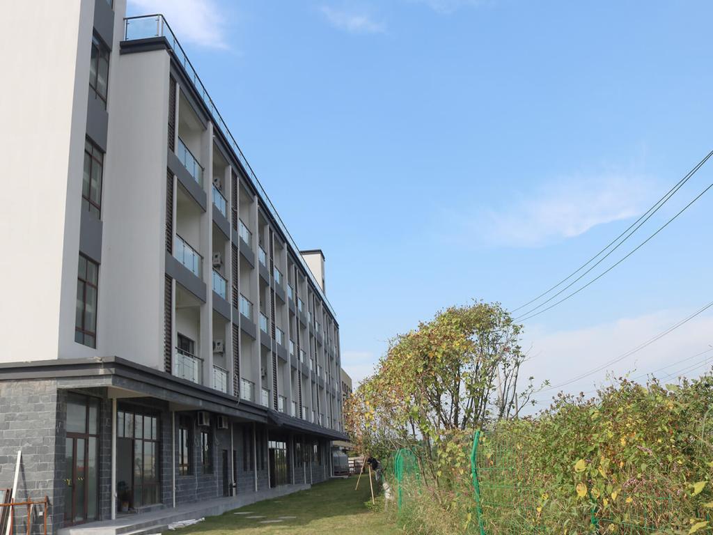 Dormitory overlooking greenbelt